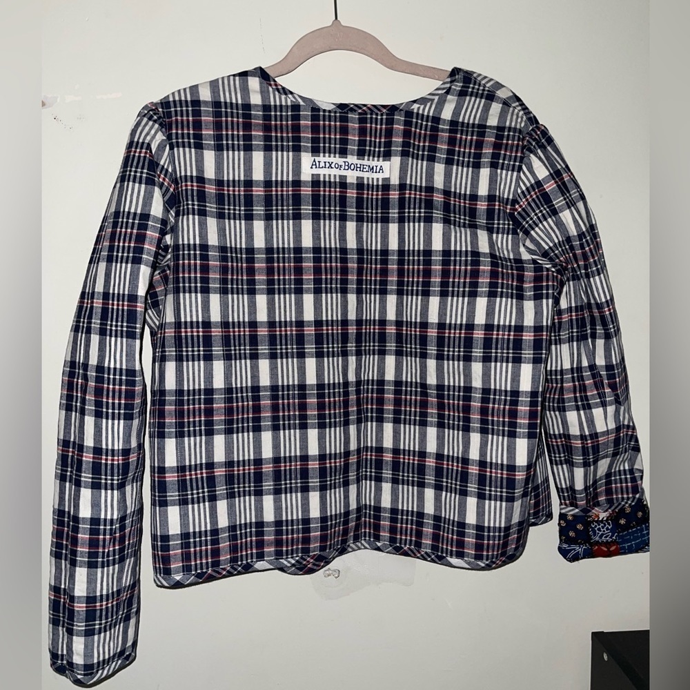 - Alix Of Bohemia Billie Broken Glass Quilt Reverseable  Jacket - Picture 8 of 17